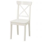 white dining chairs ingolf chair, white tested for: 243 lb width: 16 7/8  MBMCBPQ