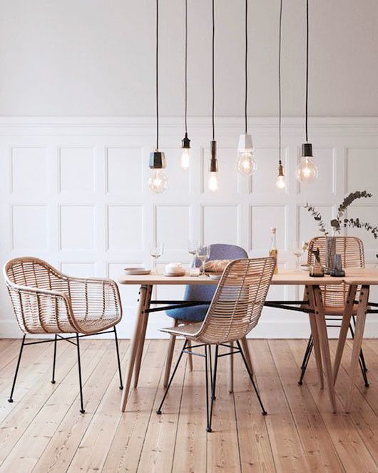 wicker dining chairs rattan dining chairs via my scandinavian home. / sfgirlbybay UHFBQLR