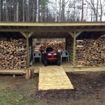 wood shed firewood u0026 lawn equipment storage AOFXRFM