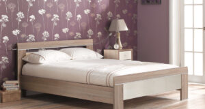 wooden beds berkeley oak and magnolia gloss wooden bed frame PKECZKH