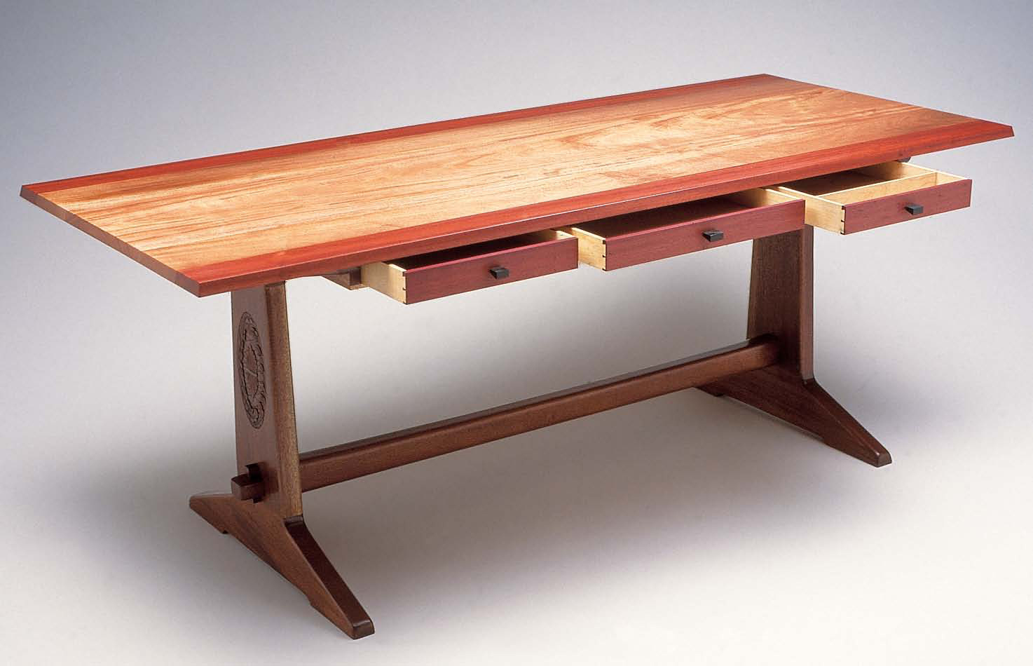 wooden furniture 1. design and build a diy trestle table FRPQIDC