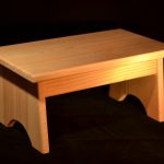 Wooden step stool wood step stool unfinished pine 16 MIGEUPI