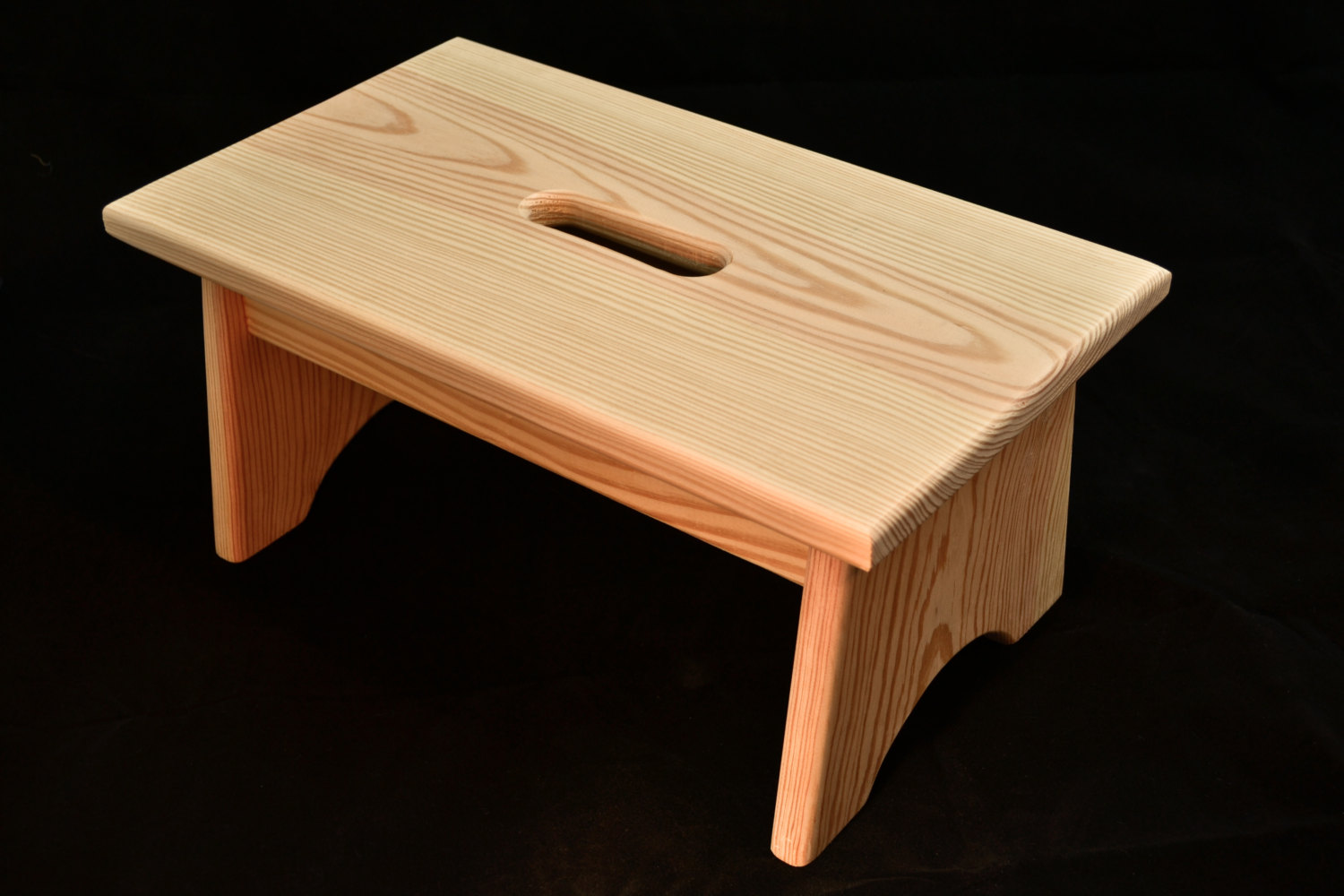 Wooden step stool: perfect for growing
  kids