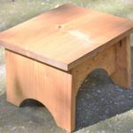 Wooden step stool wooden step stool; kitchen stool; wood stool; rustic step stool; bathroom  step VEVTBFL