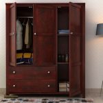 wooden wardrobe almirah designs for bedroom QFSDJFN