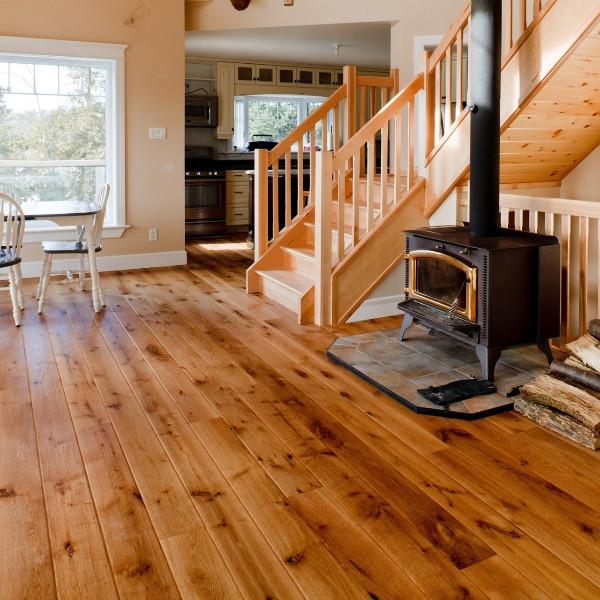 ... white oak hardwood flooring - gaylord wide plank flooring ... WAQETUA