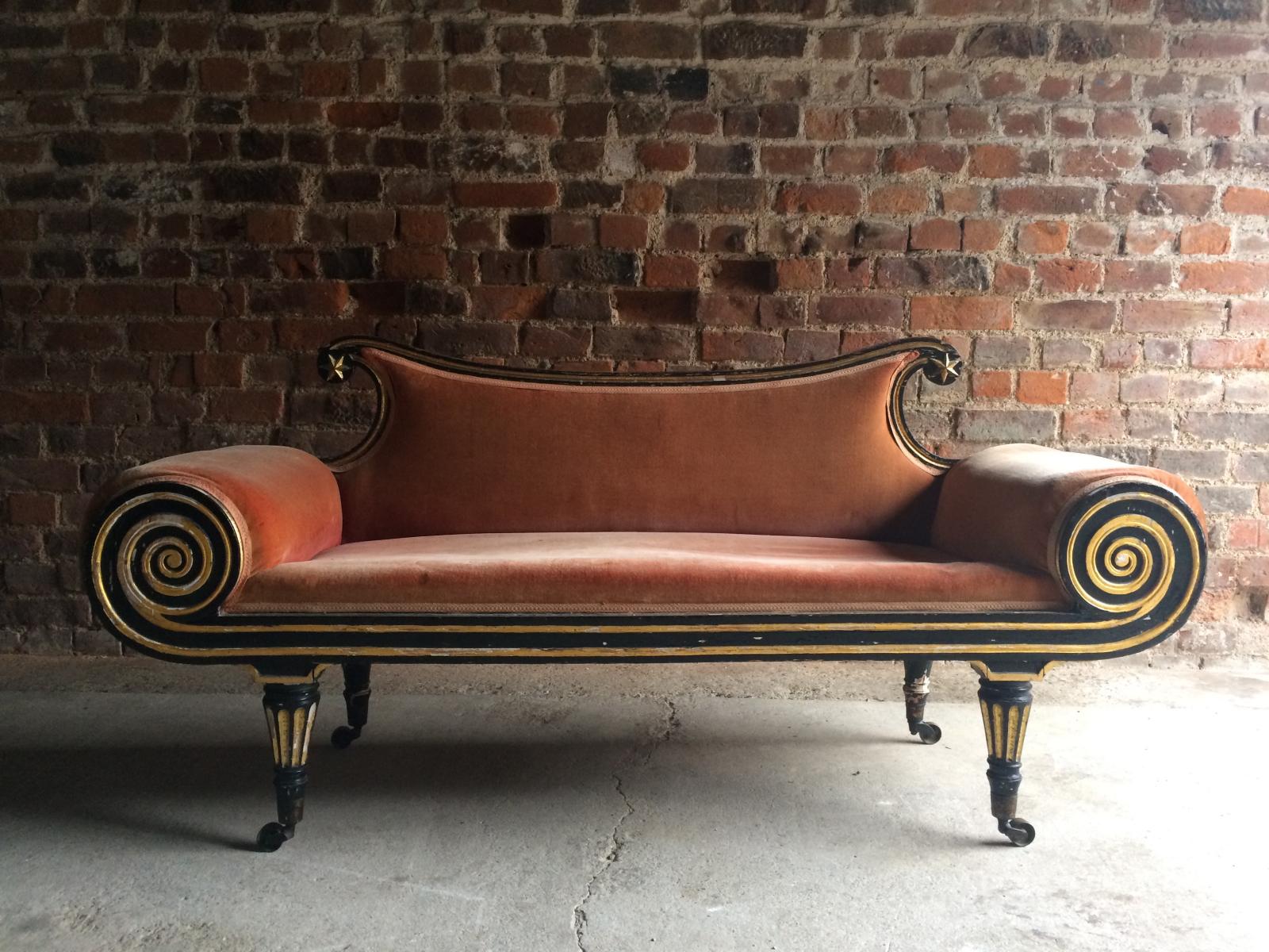 antique sofa, 1820s QGEJBWF