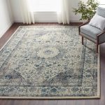 Area carpets safavieh evoke vintage oriental grey / ivory distressed rug (8u0027 x ... YHAIHUR