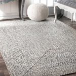 area rugs oliver u0026 james rowan handmade grey braided area rug - 6u0027 ... JJNLHAW