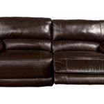 auburn hills brown leather reclining sofa QLTCVPM