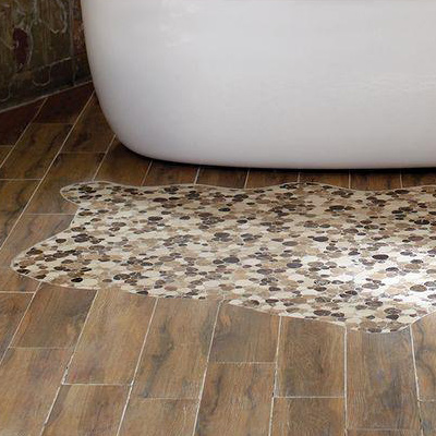 bathroom floor tile mosaic OBJOTEZ