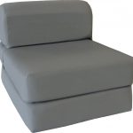 bed with sofa amazon.com: gray sleeper chair folding foam bed sized 6 XOZASUJ