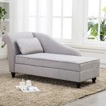bedroom sofa chair tongli chaise lounge storage sofa chair couch for bedroom or living  room(gray) GOTGSFH