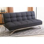 belize gray click clack futon sofa bed DXZBFTG