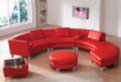 best sofa set designs curve shaped red coloured comfortable modern stylish  wallshelves RRSFAKC