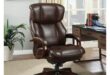 big office chairs la-z boy fairmont biscuit brown bonded leather executive office chair DGPJWBA