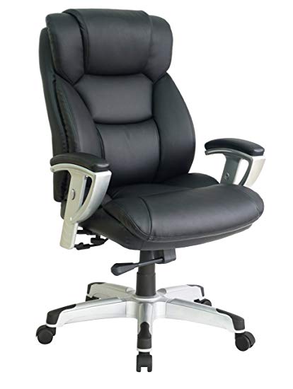 big office chairs office factor new big and tall black executive office chair bonded leather YUBBXRW