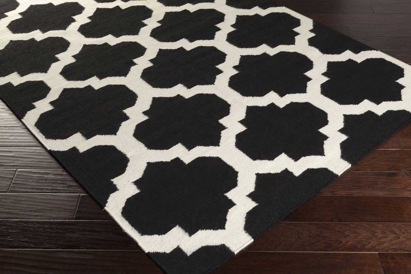 Black and white area rugs artistic weavers york harlow awhd1028 black/white area rug JGHYSDA