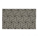 Black and white area rugs colonial black/white 2 ft. x 5 ft. indoor/outdoor runner rug FADFQHD