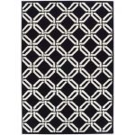 Black and white area rugs crofoot wool black indoor/outdoor area rug MFCNZUY