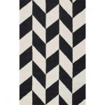 Black and white area rugs katte black and white 4 ft. x 6 ft. area rug TMJLAOX