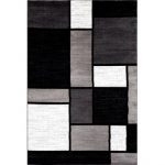 Black and white area rugs lorenzo gray/black area rug LYDEUHM