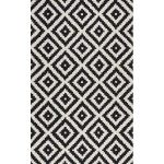 Black and white area rugs obadiah hand tufted black cream area rug OALTHBL