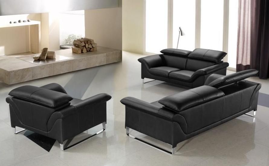 black leather sofas genuine and italian leather, modern designer sofas XZAKGWX