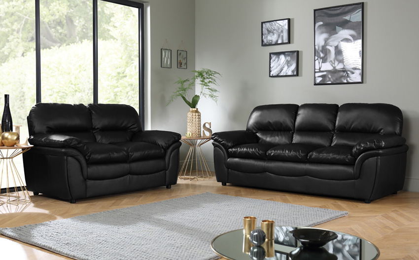 black leather sofas popular of black leather sofa set with fantastic black leather sofa ezclhob YPMJWXM