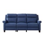 blue reclining sofa amax leather dolce blue power reclining sofa | the classy home NTEGPFU