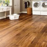 budget friendly flooring for your laundry room | warm oak vinyl flooring | ADIBVRG