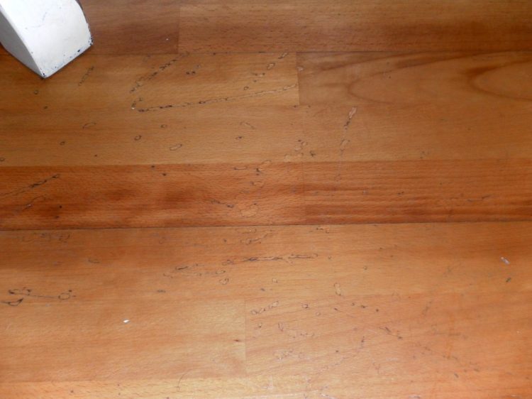 budget friendly flooring scratched up laminate floors BRMIZFP