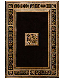 carpets and rugs km home sanford milan black area rug, created for macyu0027s LUGWVZZ