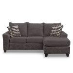 chaise couch brando sofa with chaise - smoke GRUBXYJ