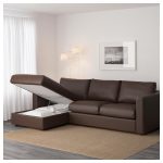 chaise couch vimle sofa - with chaise/gunnared medium gray - ikea URYHXAT