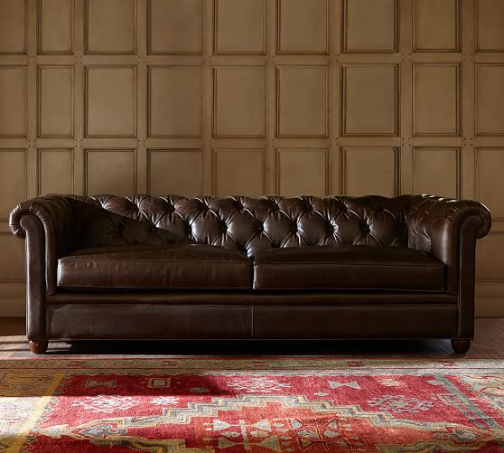 chesterfield leather sofa GVZUDEF