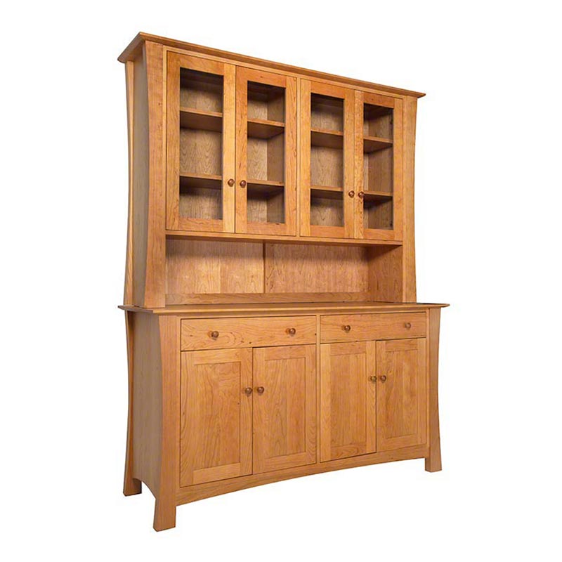 Contemporary hutch andrews natural cherry buffet u0026 hutch NMJJXVU