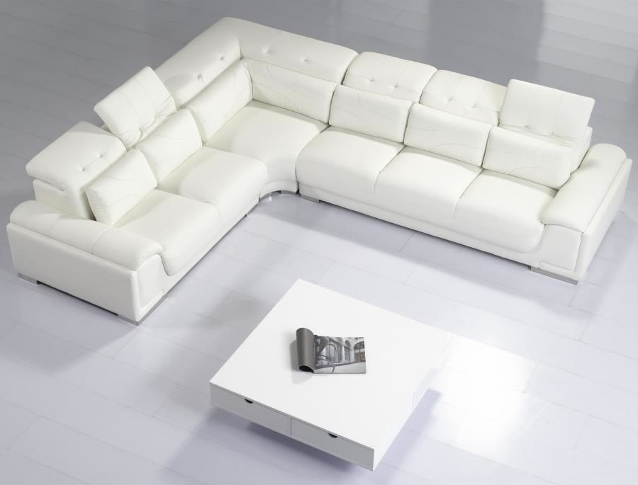 Contemporary sectional sofas white contemporary sectional sofas XSBLKUL