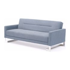 Contemporary sofa beds mod - serena fabric sofa bed, light blue - sleeper sofas NOPOWPJ