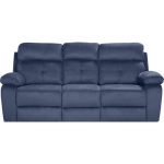 corinne blue reclining sofa LZFLAJP