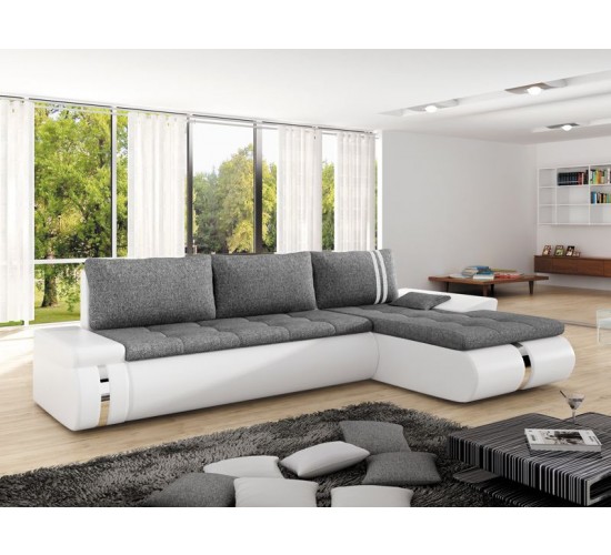 corner sofa bed fado mini right white special offer SYOVBCY