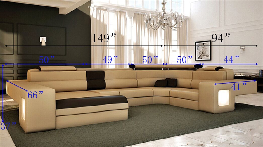custom sectional sofa list price: $4,998.00 WSUYPYF
