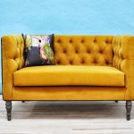 design loveseat beautiful loveseat in mustard color designed by name design studio. you  will MPWPHAT