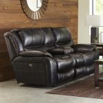 electric reclining loveseat power reclining loveseat with usb port, cup holders and storage console BFJVXMO