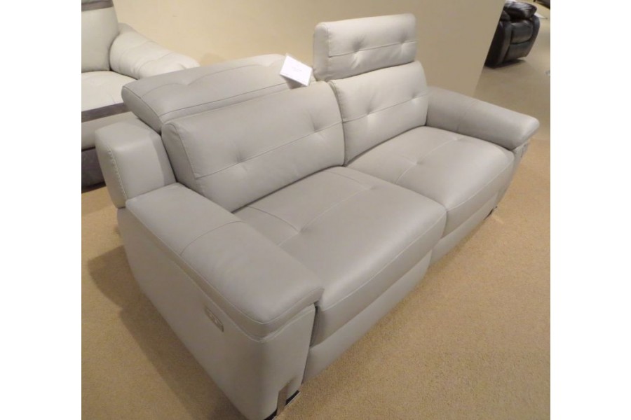 electric reclining loveseat ... vortex power reclining loveseat - adjustable headrest ... QDRABVZ