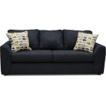 fabric couches casual contemporary dark blue sofa - hannah SGGKMSN