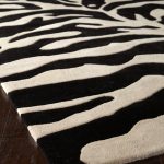 fair ivory zebra rug, ... RUQENCC