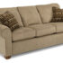flexsteel sofa flexsteel paige sofa in tan HMLEFIS