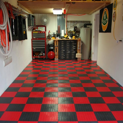 floor covering garage floor coverings ideas for your garage » rubber tiles garage floor CUNXVRH