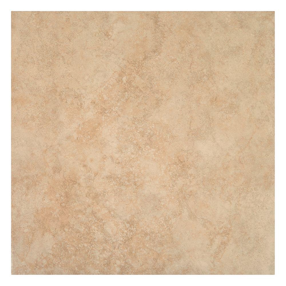 floor tile trafficmaster island sand beige 16 in. x 16 in. ceramic floor and wall WNIPACH